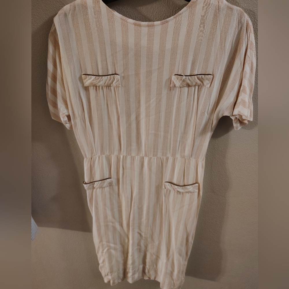 Vintage Tranell Striped Dallas Dress Size